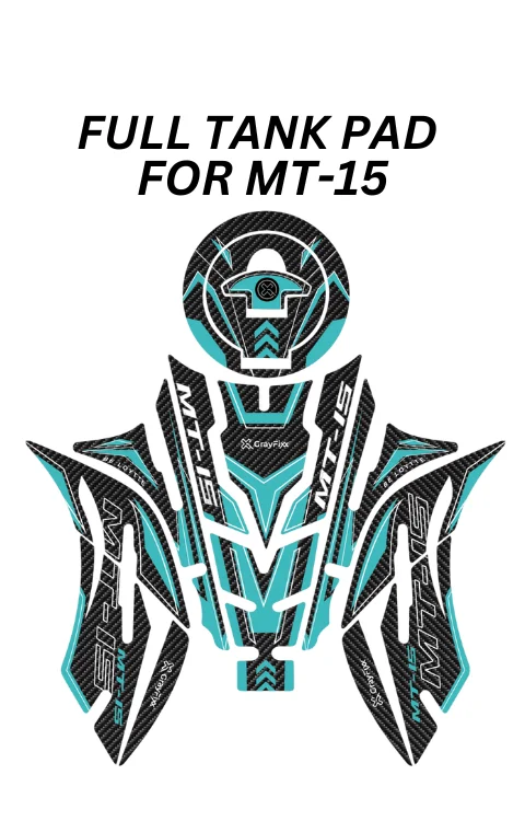 Full Tank Pad Compatible with MT-15 | MT-15 Sticker, Pack Of 1